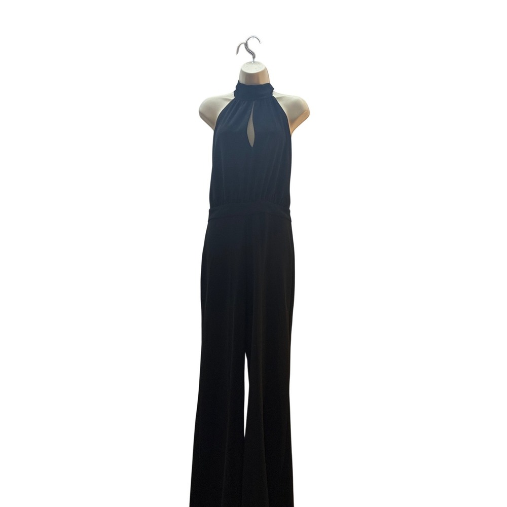 Black ABS Allen Schwartz Halter Dress Suit Size 6
